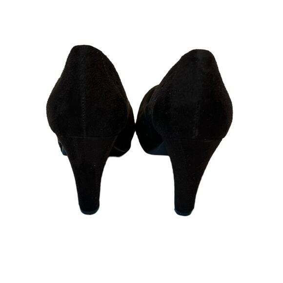 Yellow Box Brown Tina Cut Out Suede 3.5” Platform Heels, 7 - Picture 6 of 11